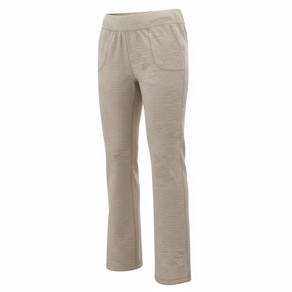Lands' End NWOT Women's Lounge Workout Pants Beige  2X, 20W-22W